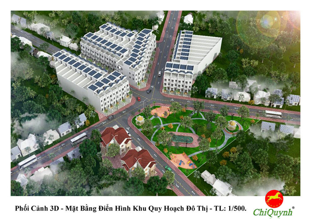 Dịch vụ 3D khu quy hoạch đô thị