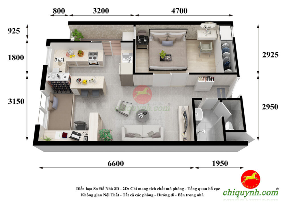 layout căn hộ