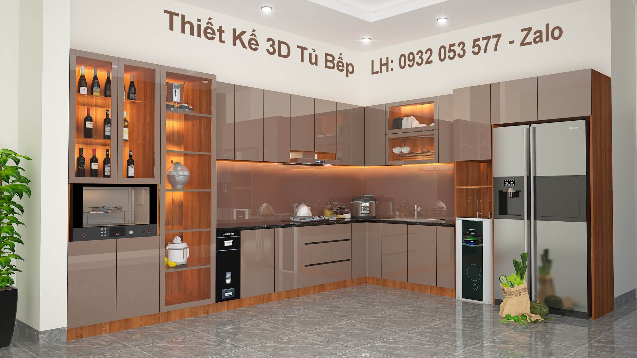 Top 10 thiết kế mẫu tủ bếp đẹp cho chung cư nhà nhỏ tiện nghi