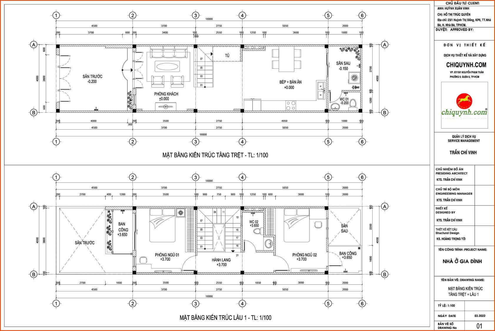 Mặt Bằng Bản Vẽ Thi Công Xây Dựng